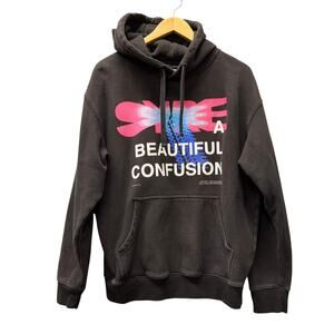 MSFTSrep Hoodie Syre Icon Black Pullover‎ Beautiful Confusion Jaden Smith Large